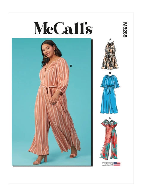 McCalls Romper and Jumpsuit M8288