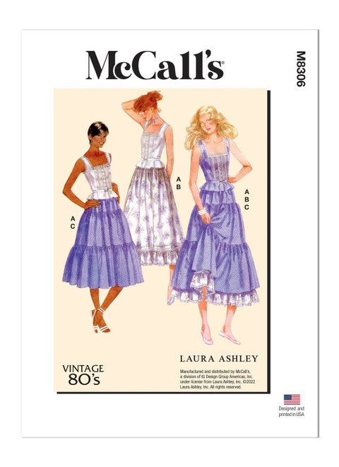 McCalls Tops and Skirts M8306