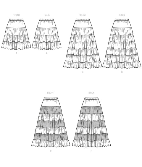 McCalls Skirts M8326