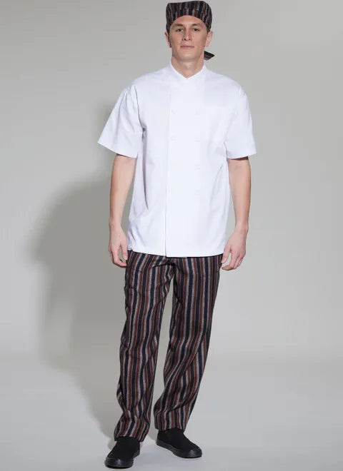 McCalls Unisex Chef Jacket, Pants, Apron and Cap M8332