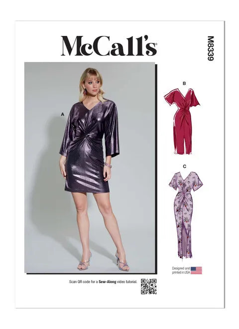 McCalls Knit Dress M8339