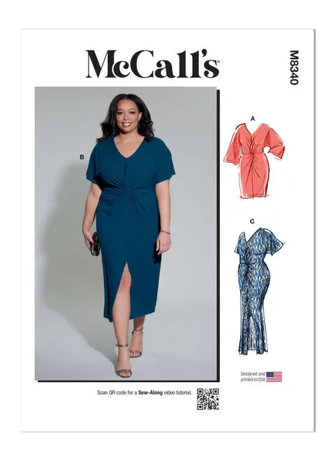 McCalls Knit Dress M8340