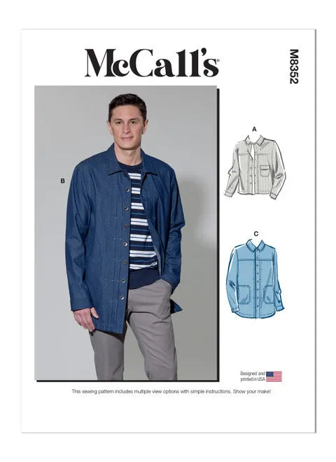McCalls Men's Jacket M8352
