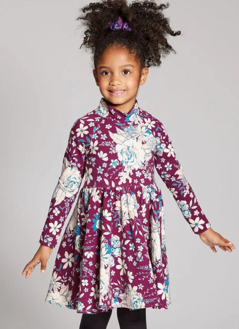 McCalls Child/Teen Knit Top, Dresses and Trousers M8353