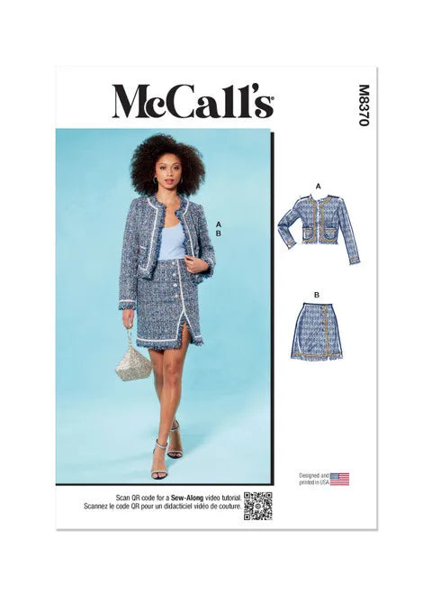 McCalls Jacket and Skirt M8370