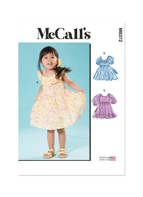 McCalls Baby/Child Dresses M8372