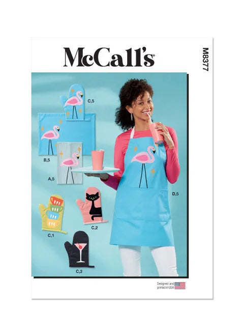 McCalls Apron and Kitchen Accessories M8377