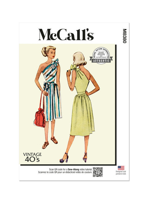 McCalls Vintage Dress M8380