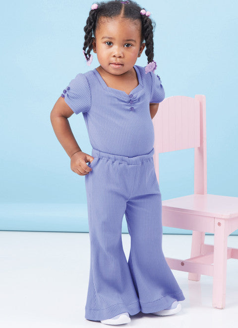 McCalls Baby/Child Bodysuit & Trousers M8394