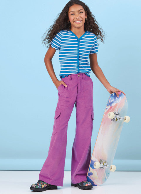 McCalls Child/Teen Shorts & Trousers M8396