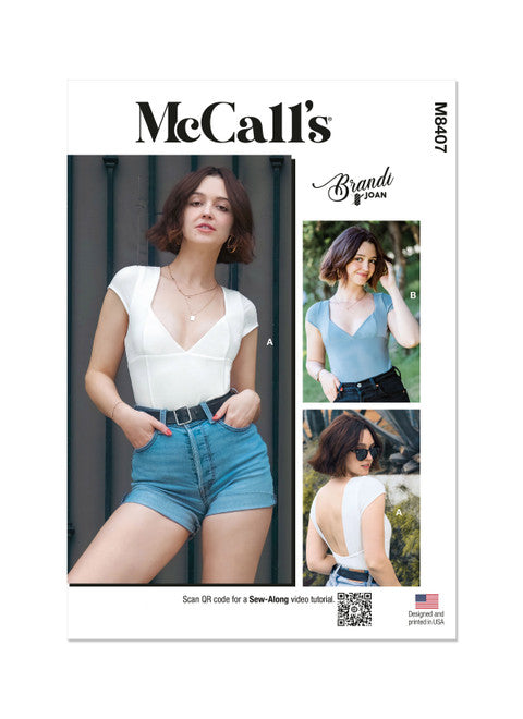 McCalls Bodysuit & Top M8407