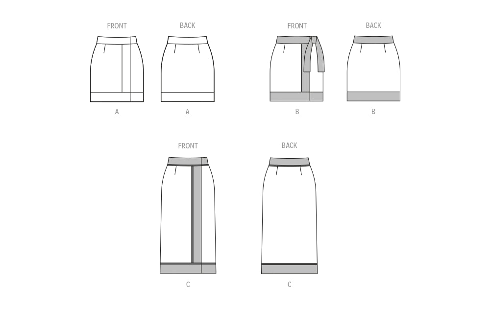 McCalls Wrap Skirts M8409