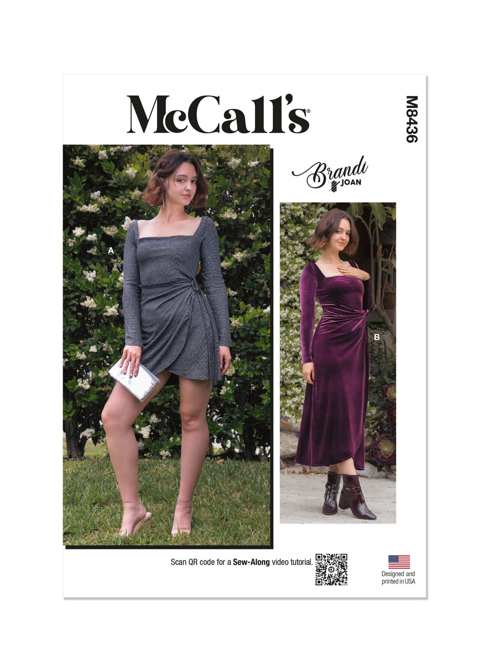 McCalls Knit Dress M8436