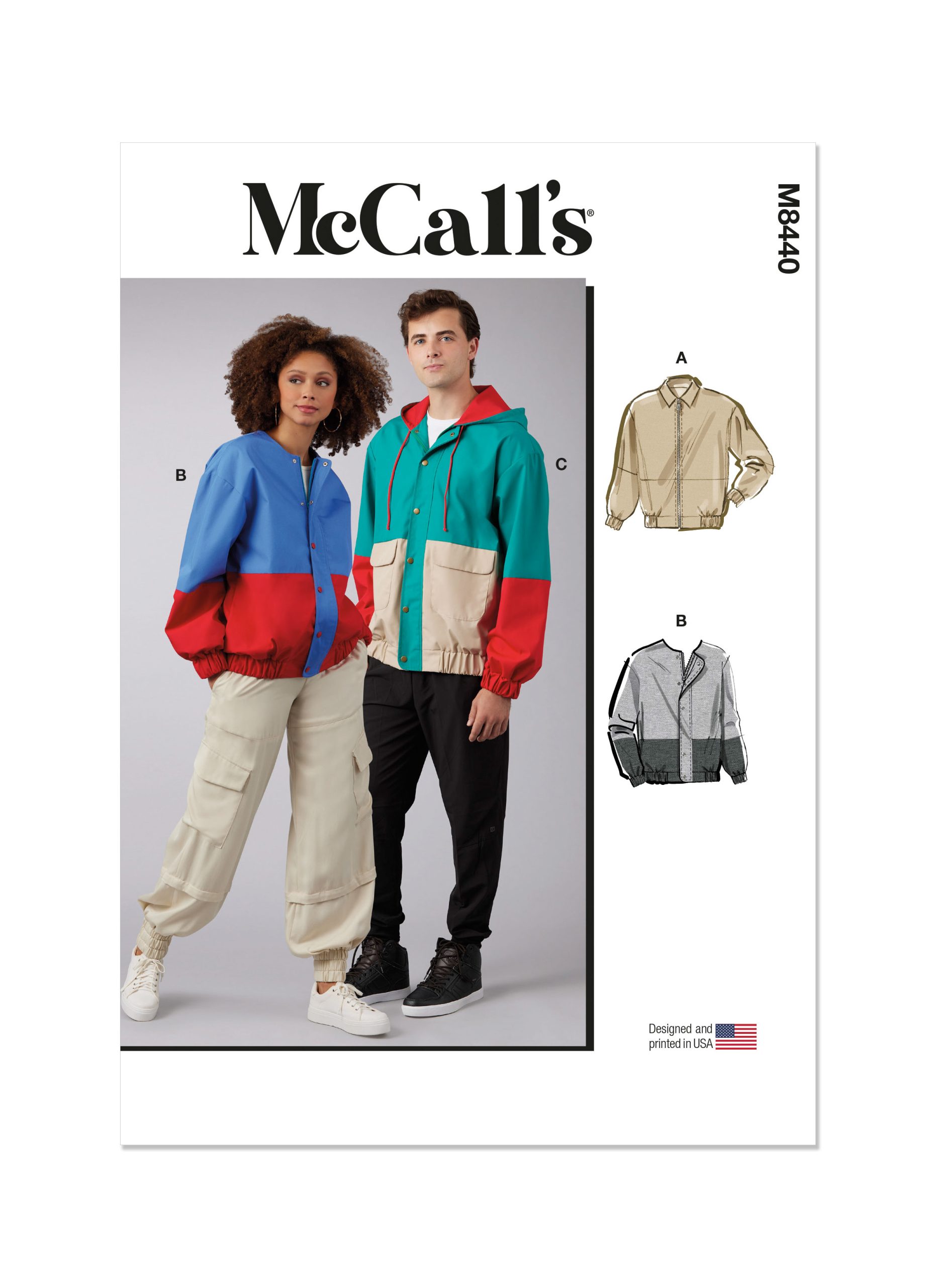 McCalls Unisex Jackets M8440