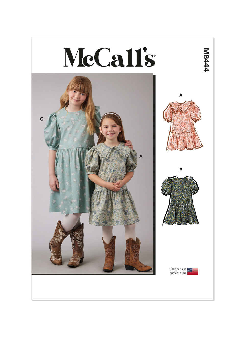McCalls Child/Teen Dresses M8444