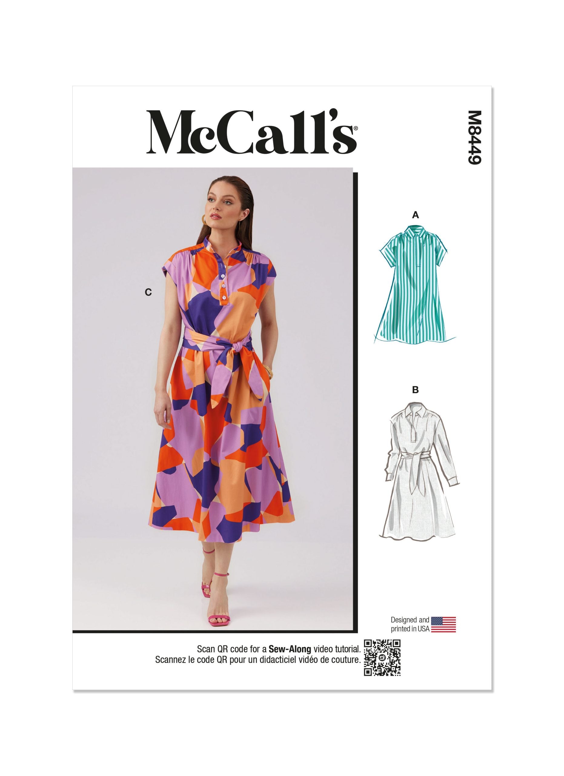 McCalls Dress M8449