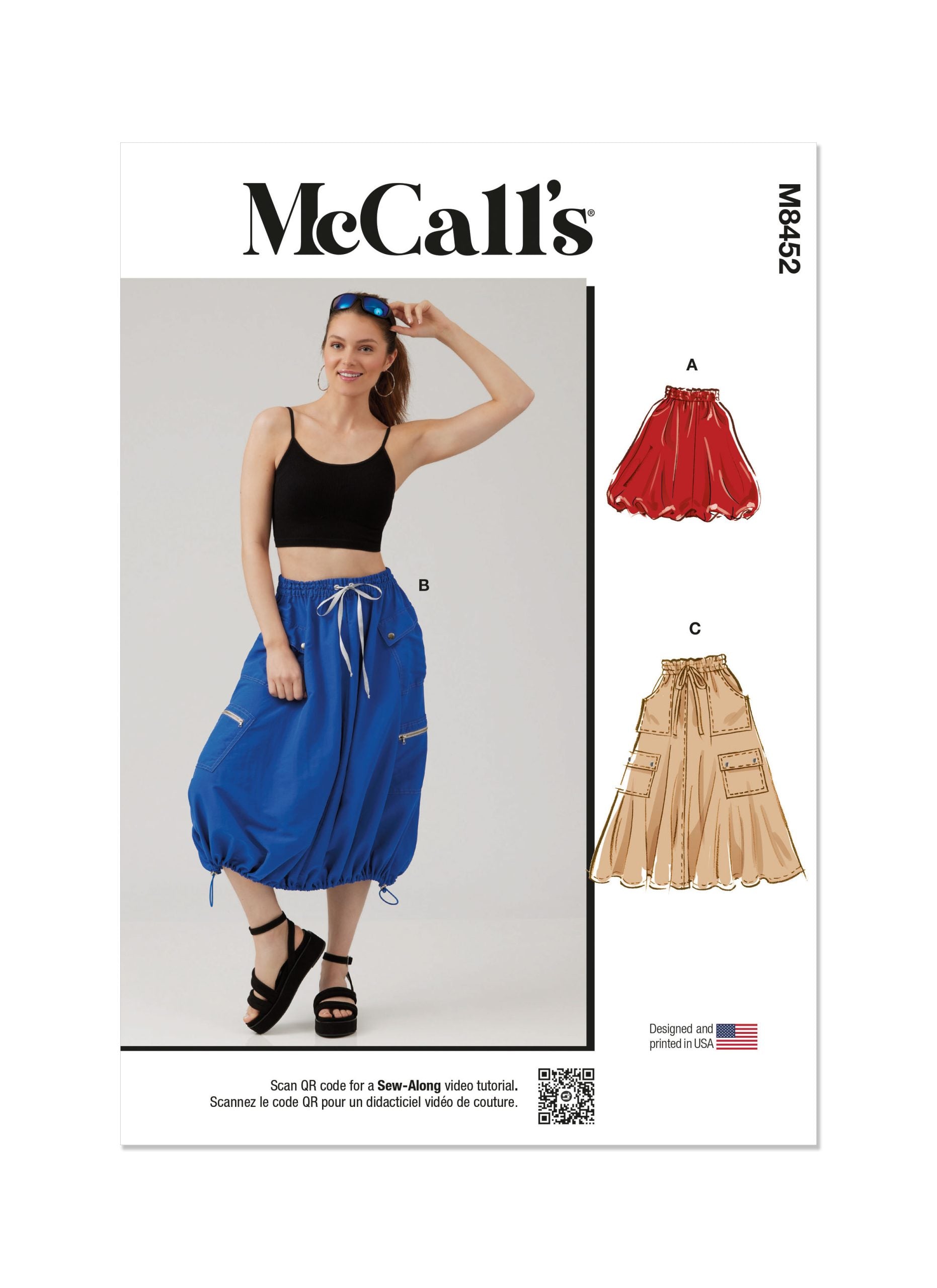 McCalls Skirt M8452