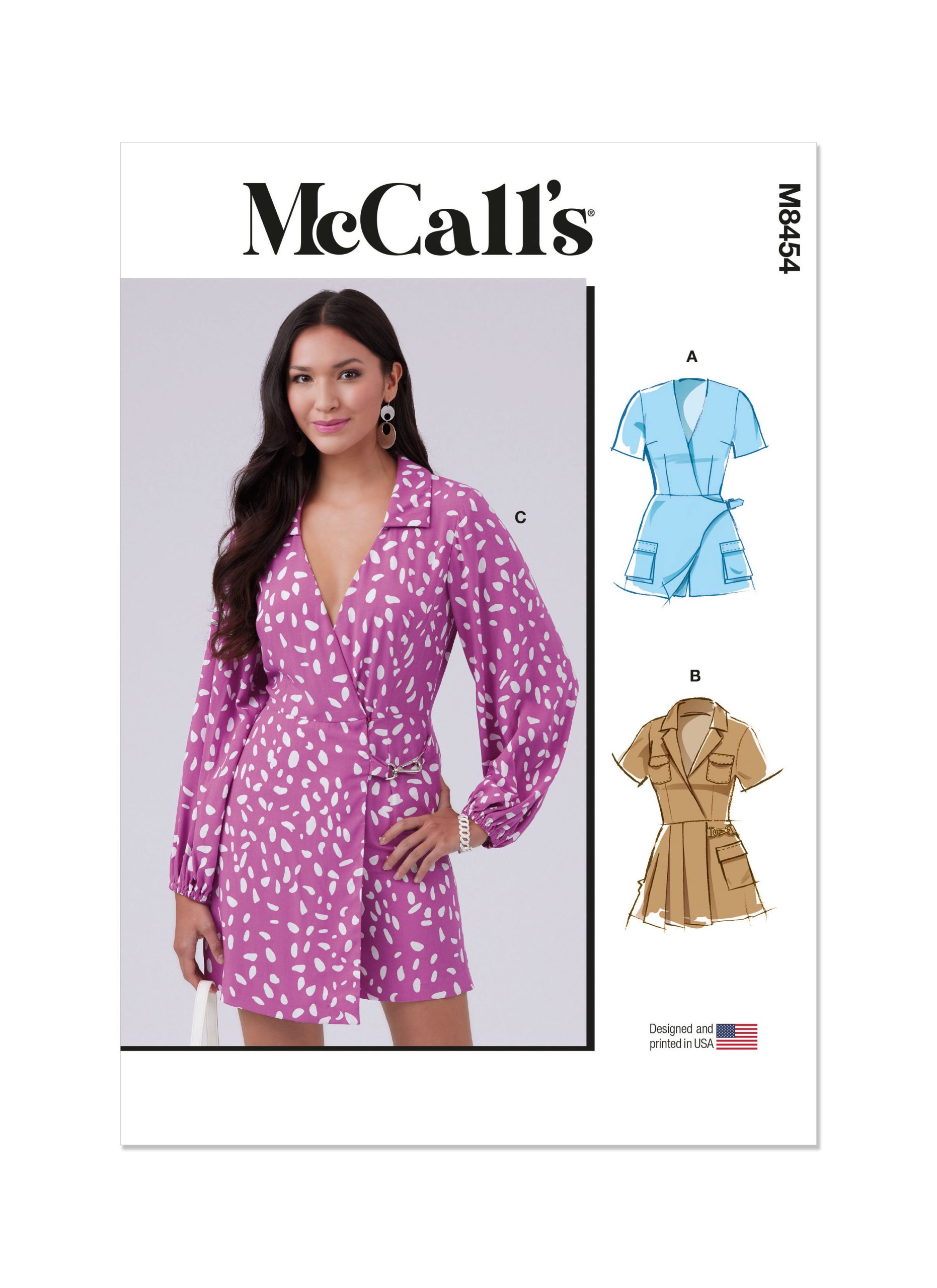 McCalls Romper M8454