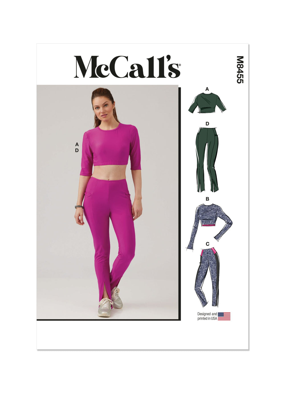 McCalls Knit Top & Leggings M8455