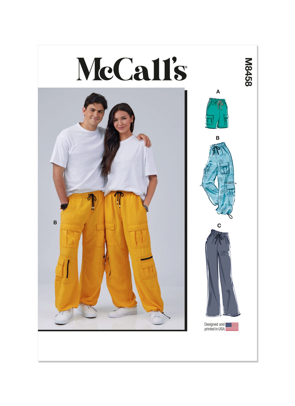 McCalls His & Hers Shorts & Trousers M8458