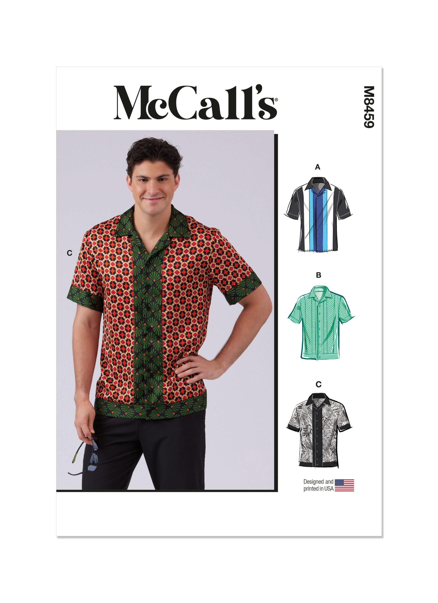 McCalls Men's Shirt M8459