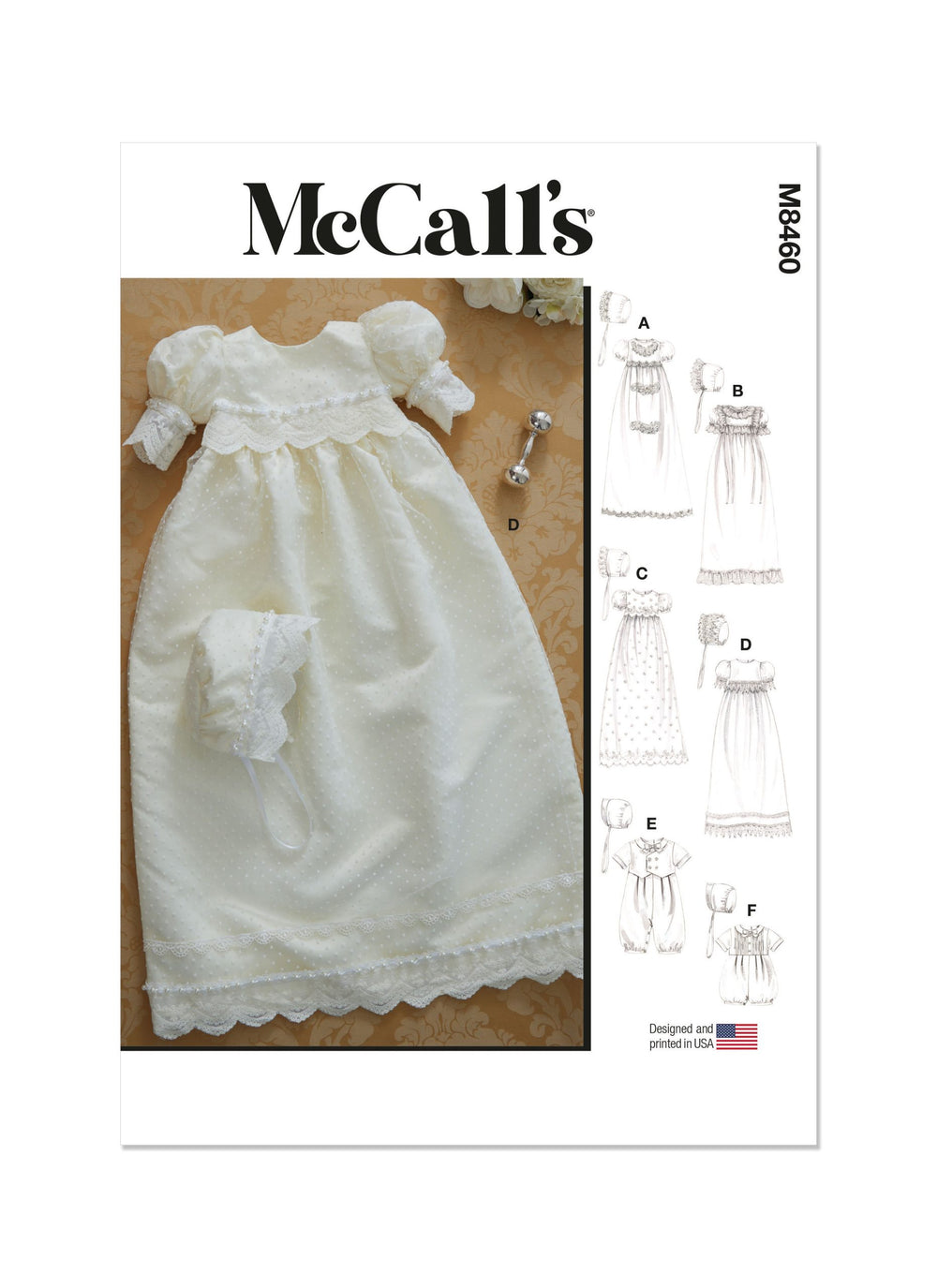 McCalls Christening Gown M8460