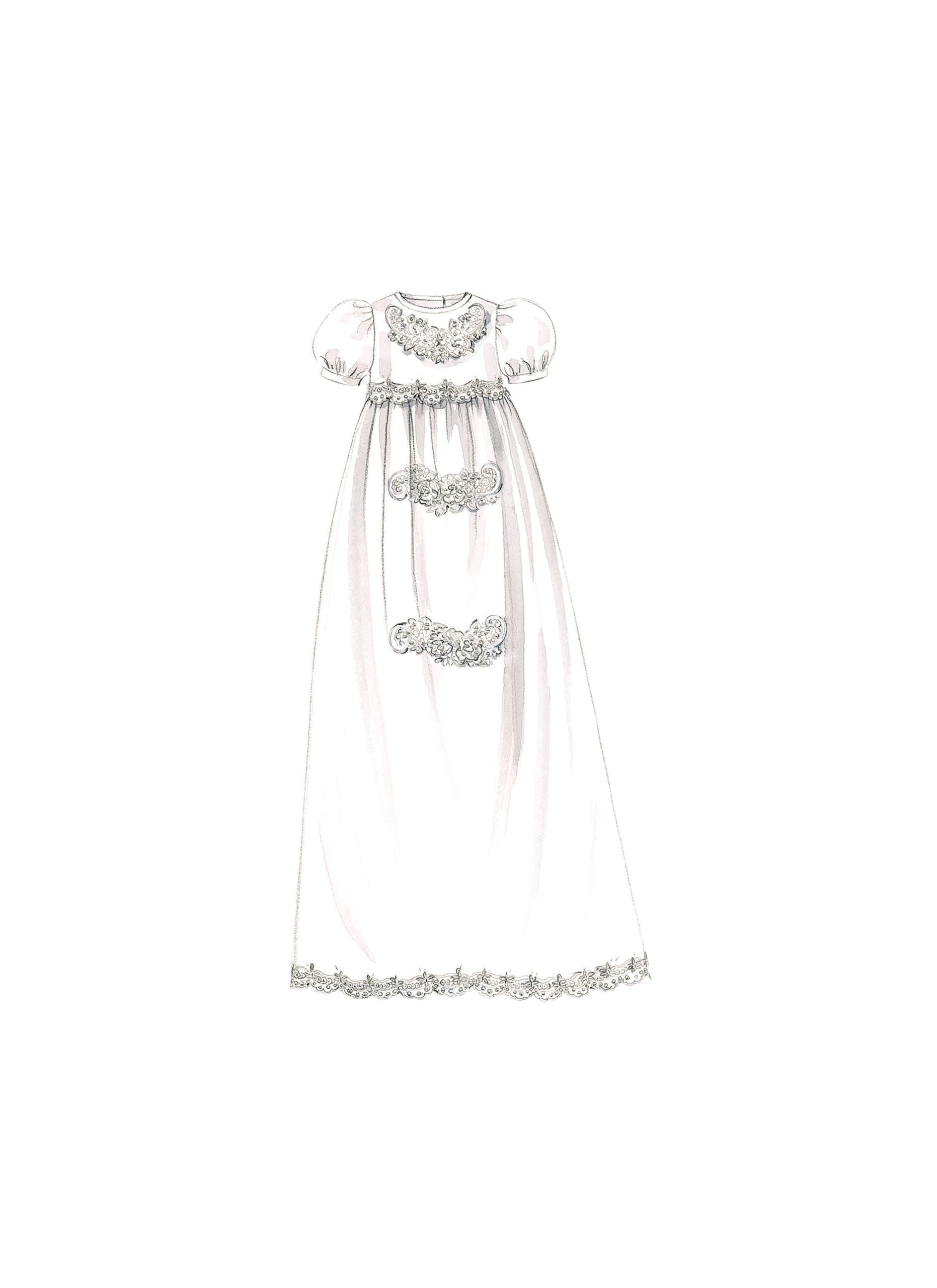 McCalls Christening Gown M8460