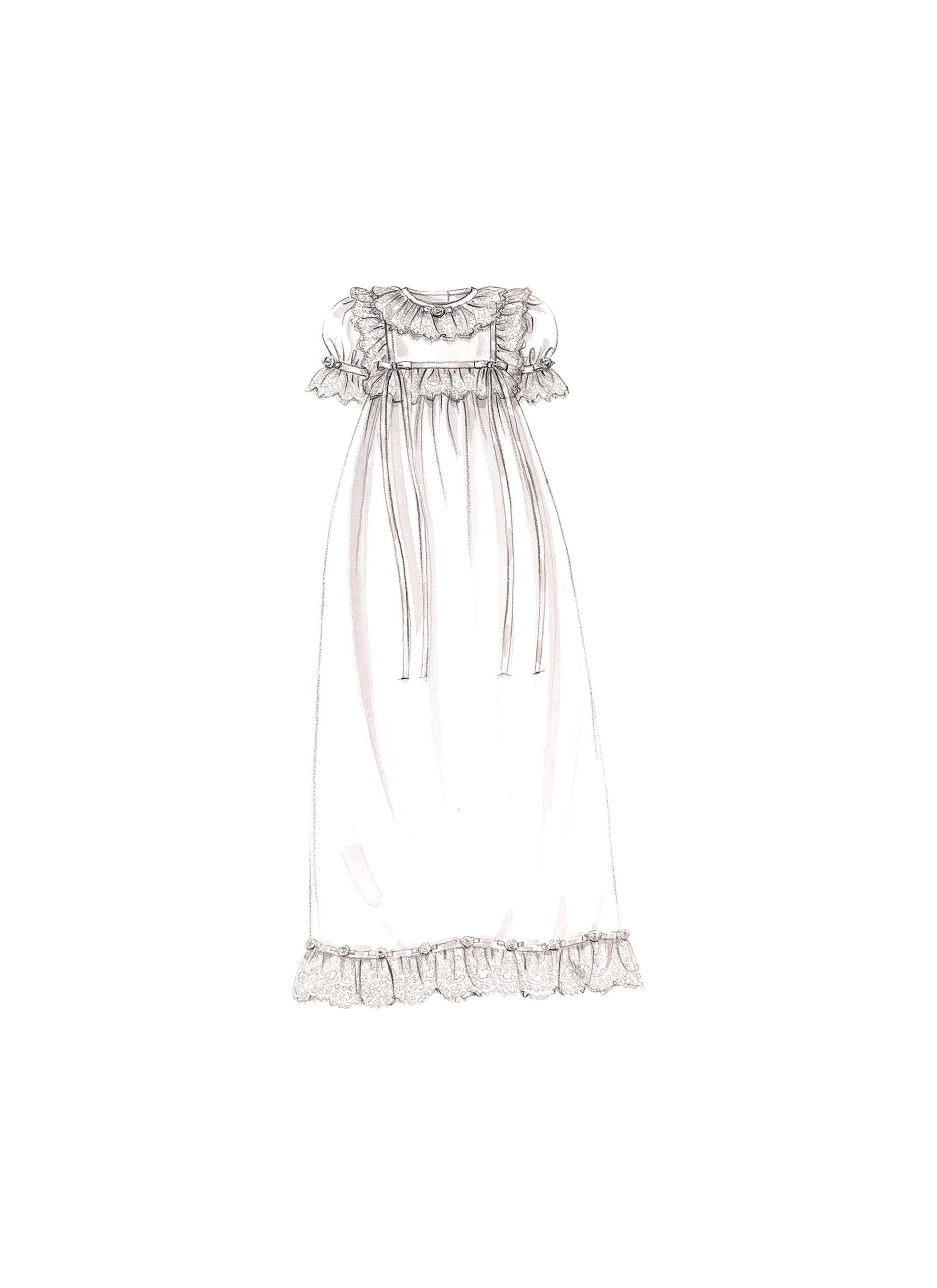 McCalls Christening Gown M8460