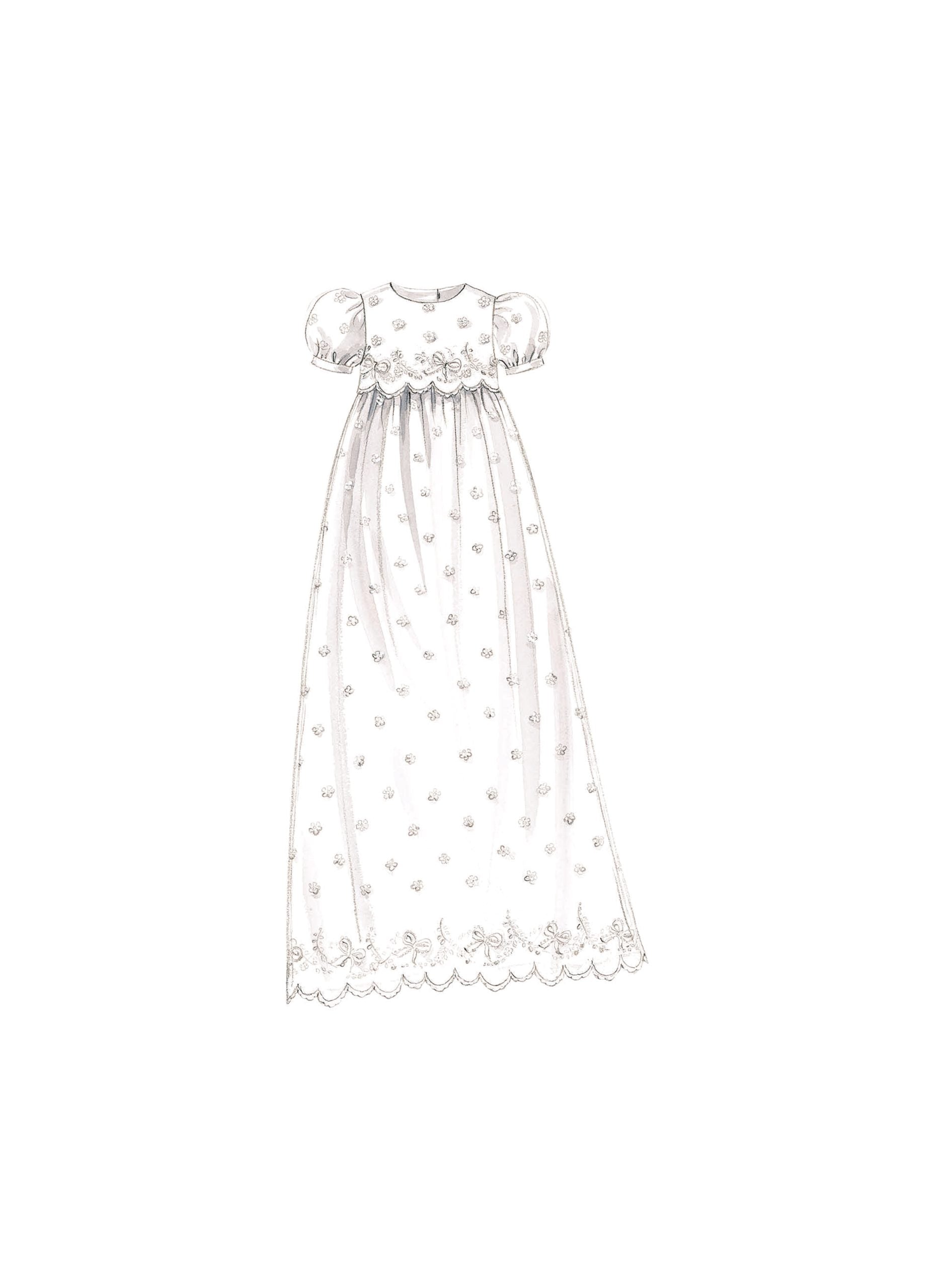 McCalls Christening Gown M8460