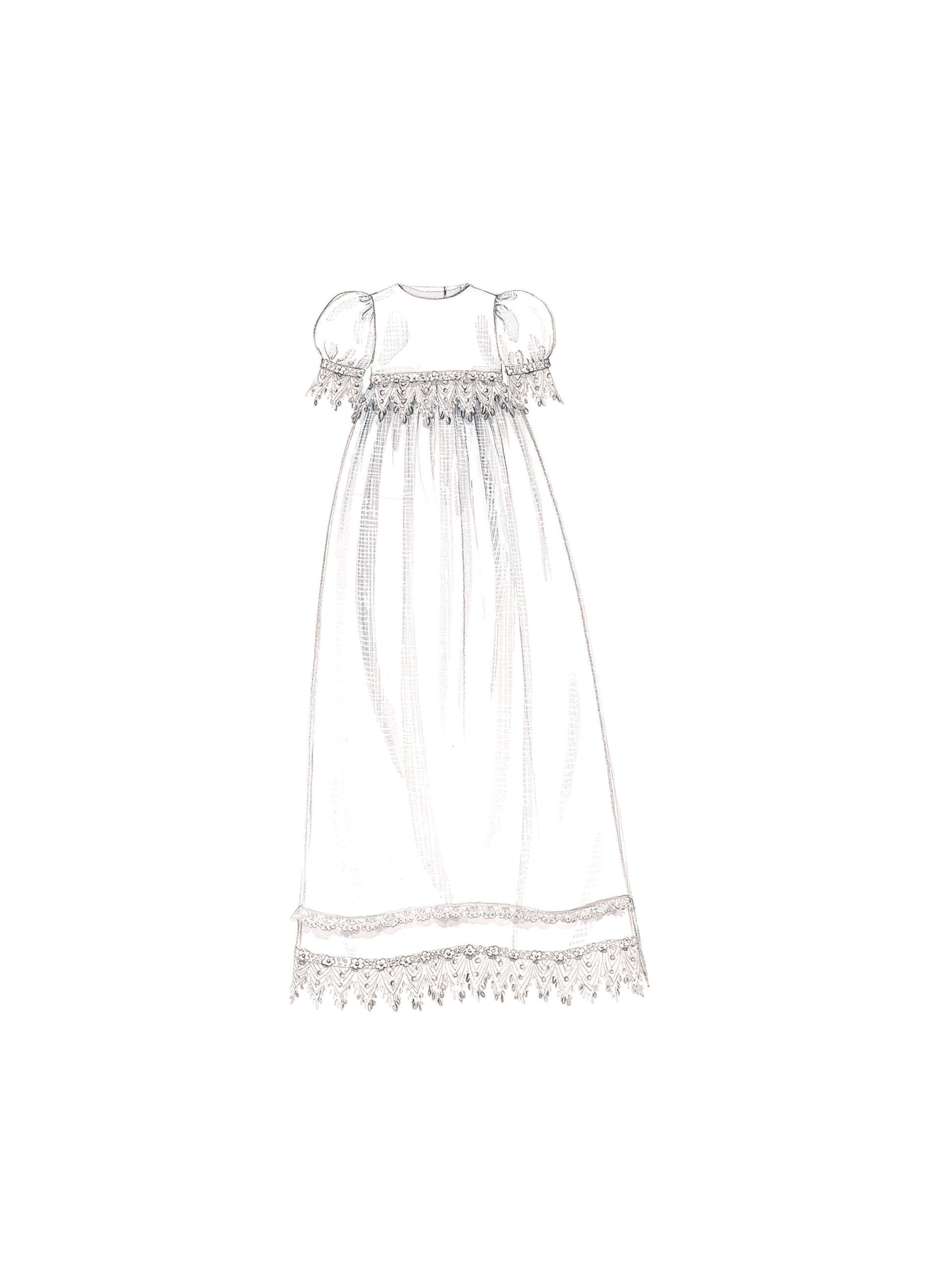 McCalls Christening Gown M8460