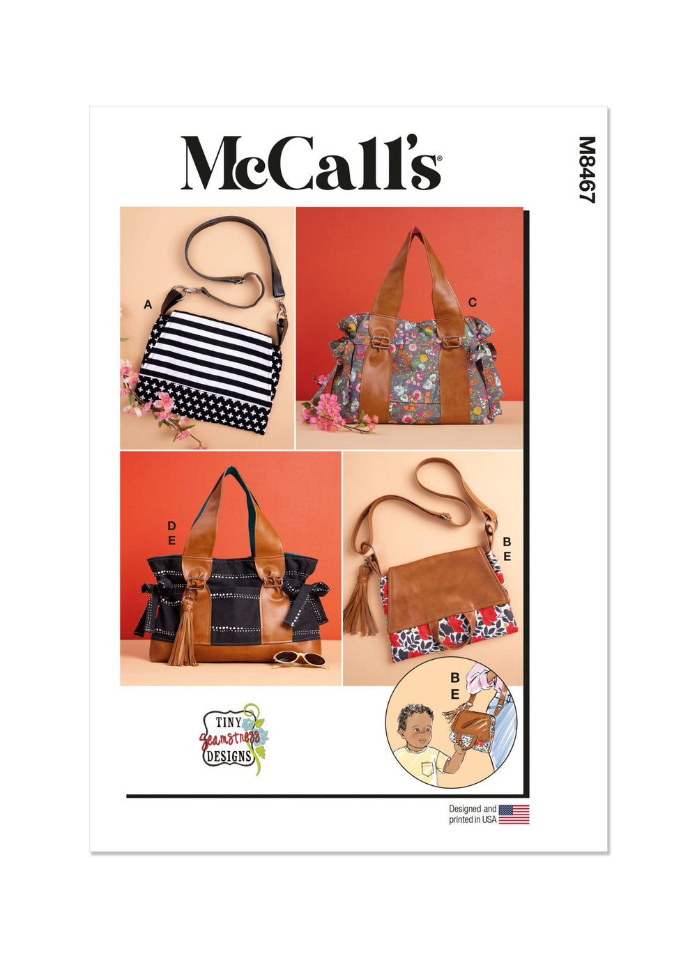 McCalls Bags M8467