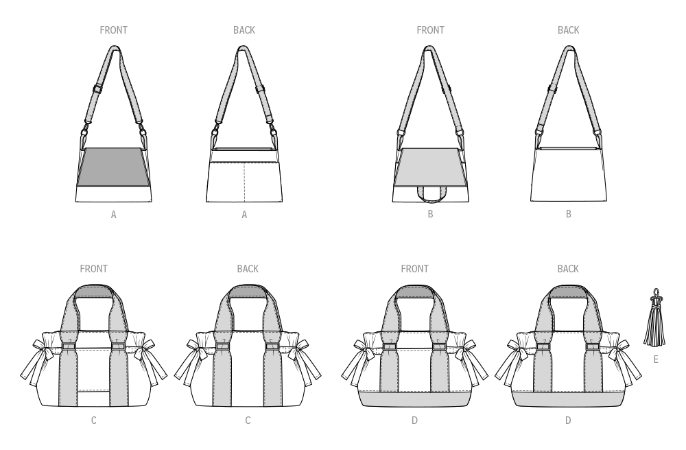 McCalls Bags M8467