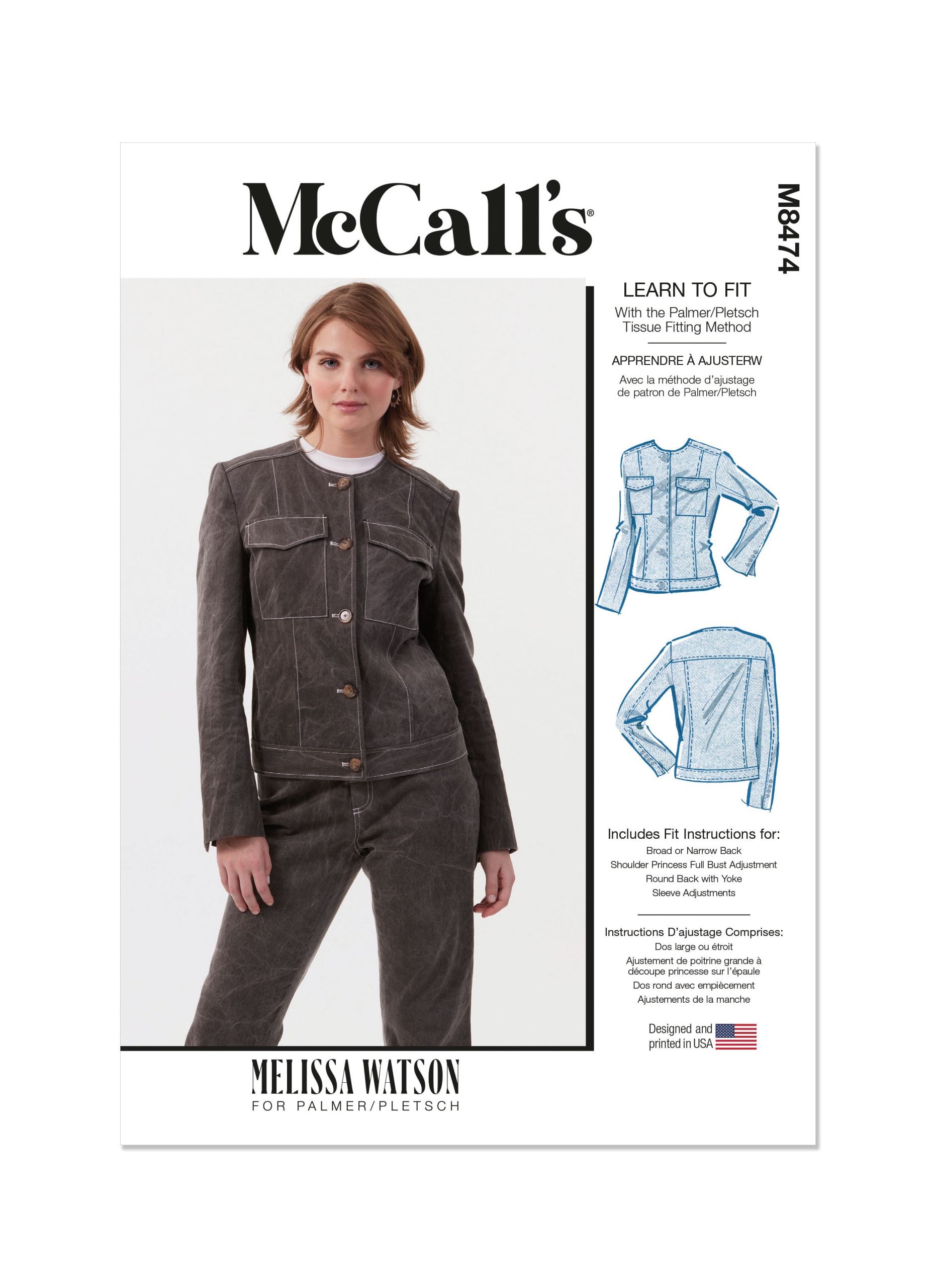 McCalls Jacket M8474