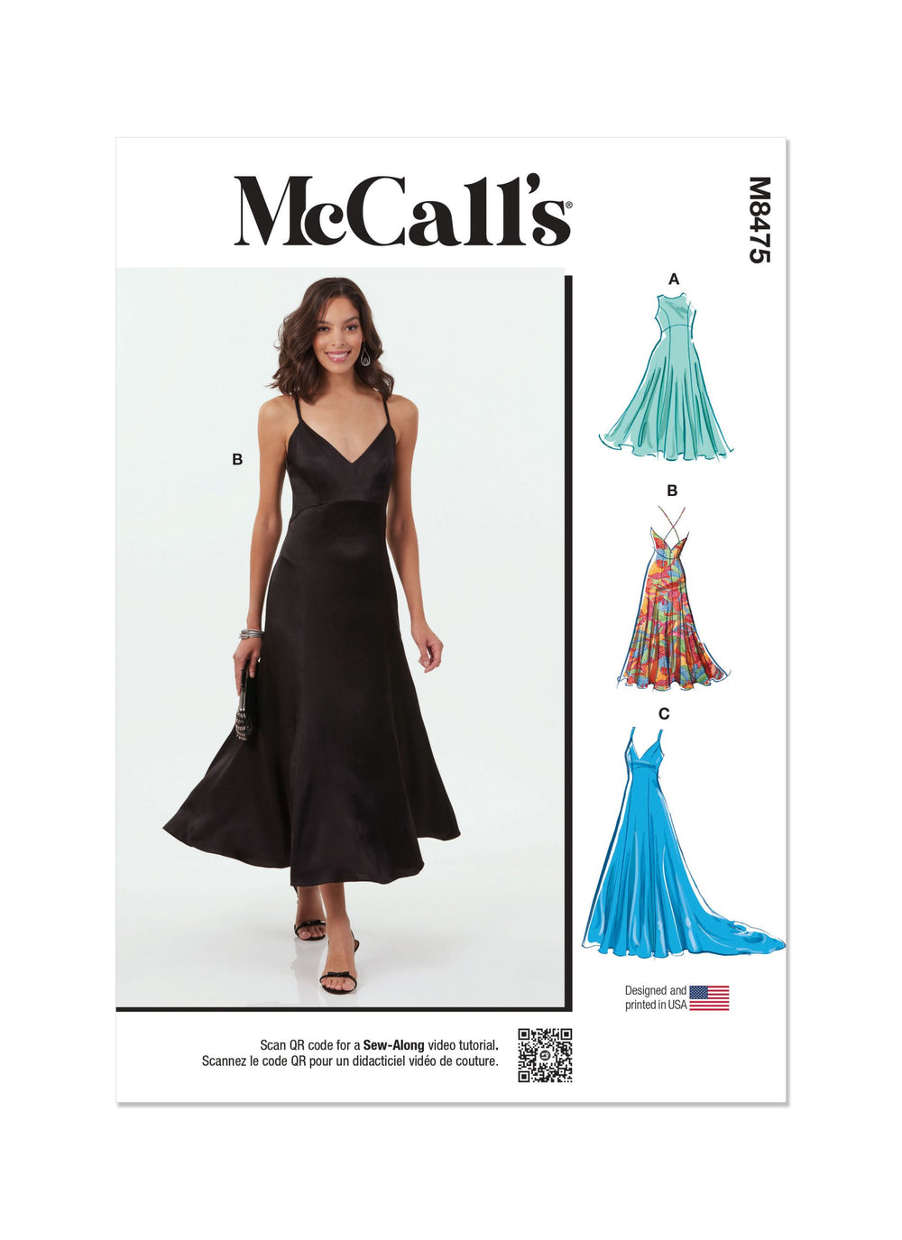 McCalls Evening Dresses M8475