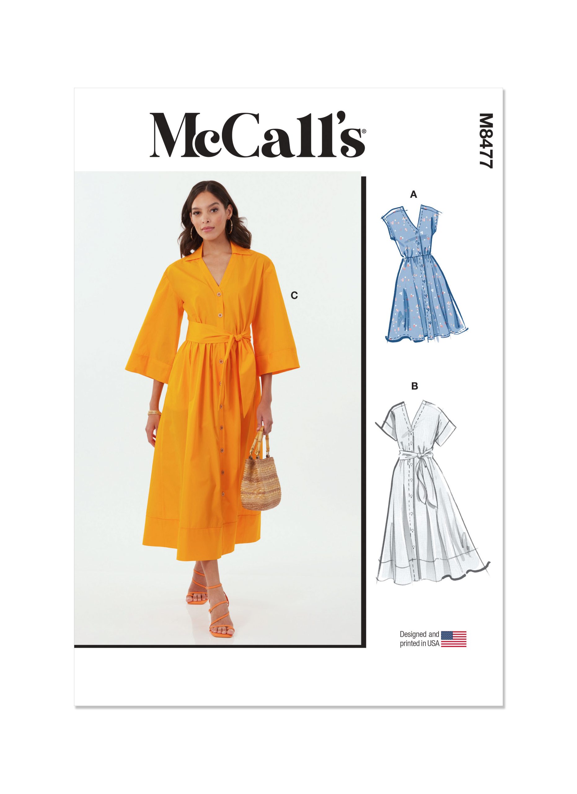 McCalls Shirtdress M8477