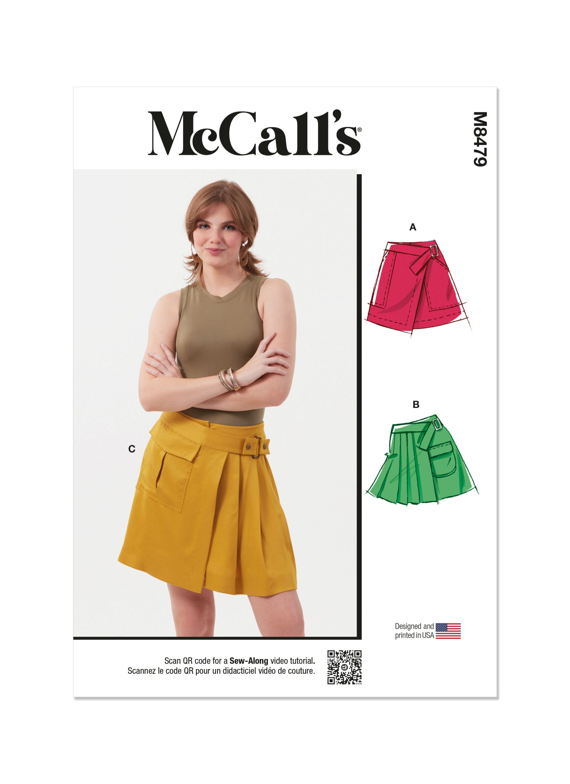 McCalls Wrap Skirts M8479