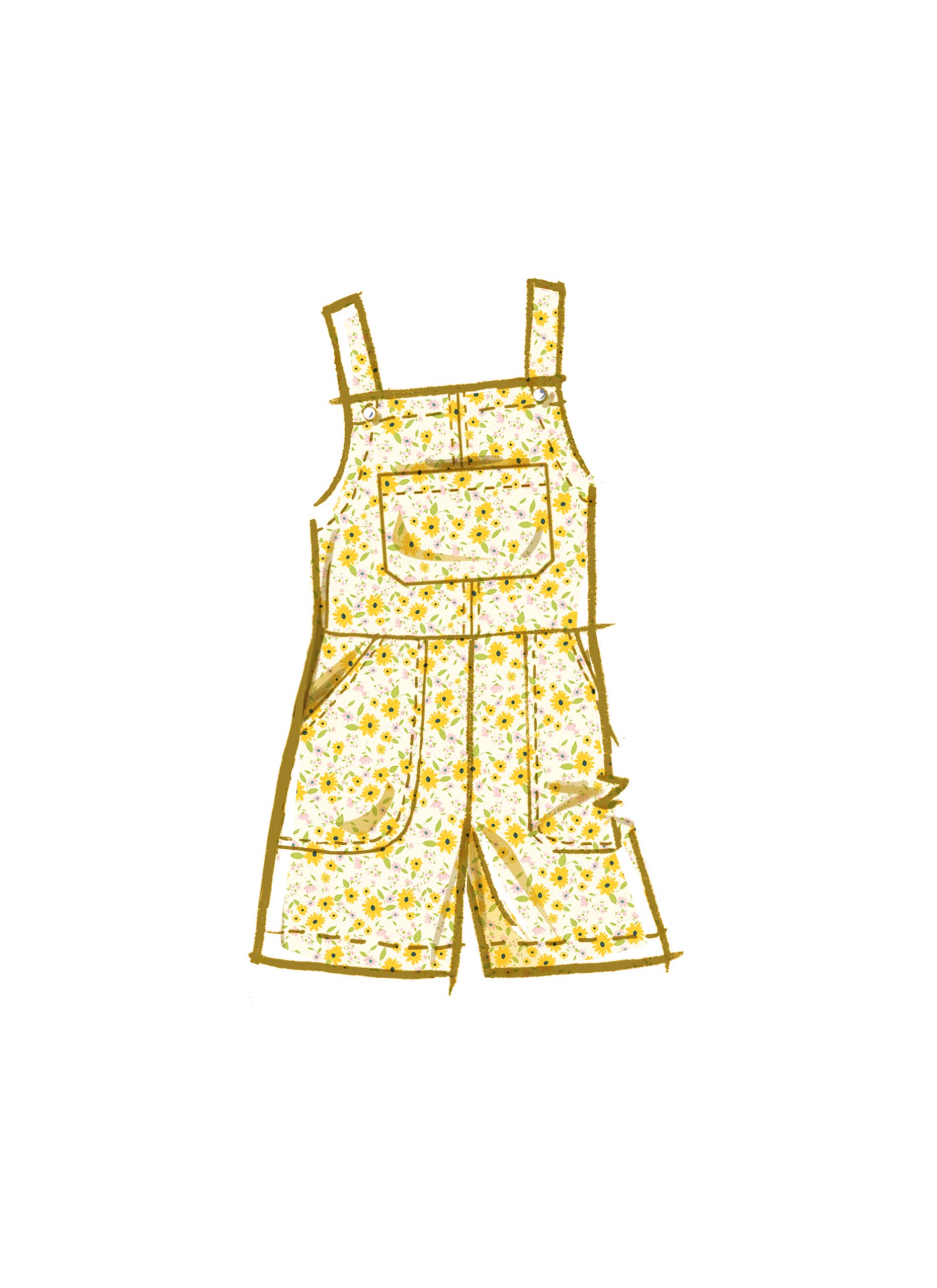 McCalls Child/Teen Pinafore & Overalls M8489