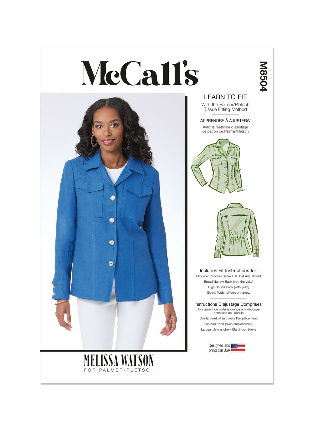 McCalls Jacket M8504