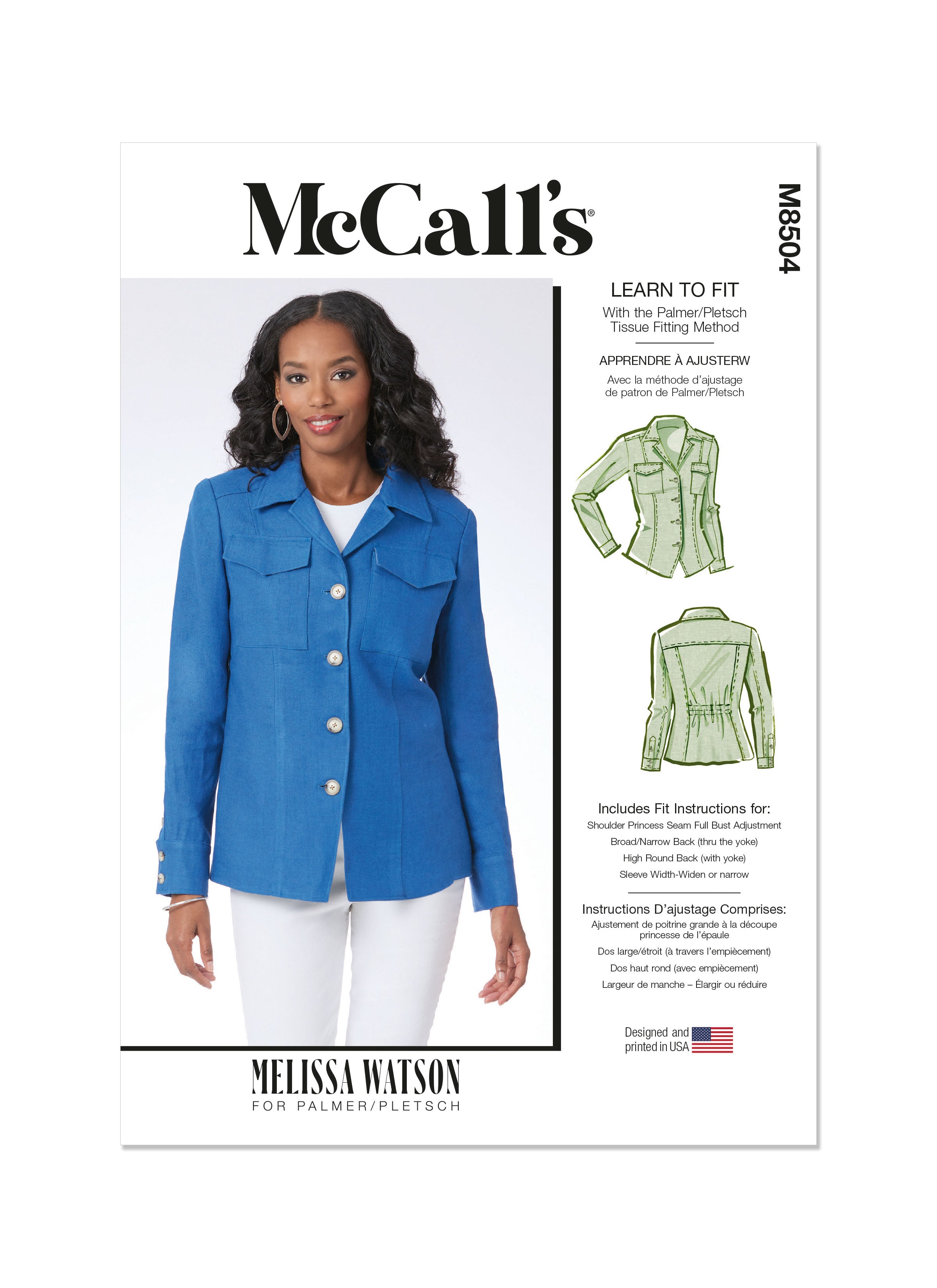 McCalls Jacket M8504