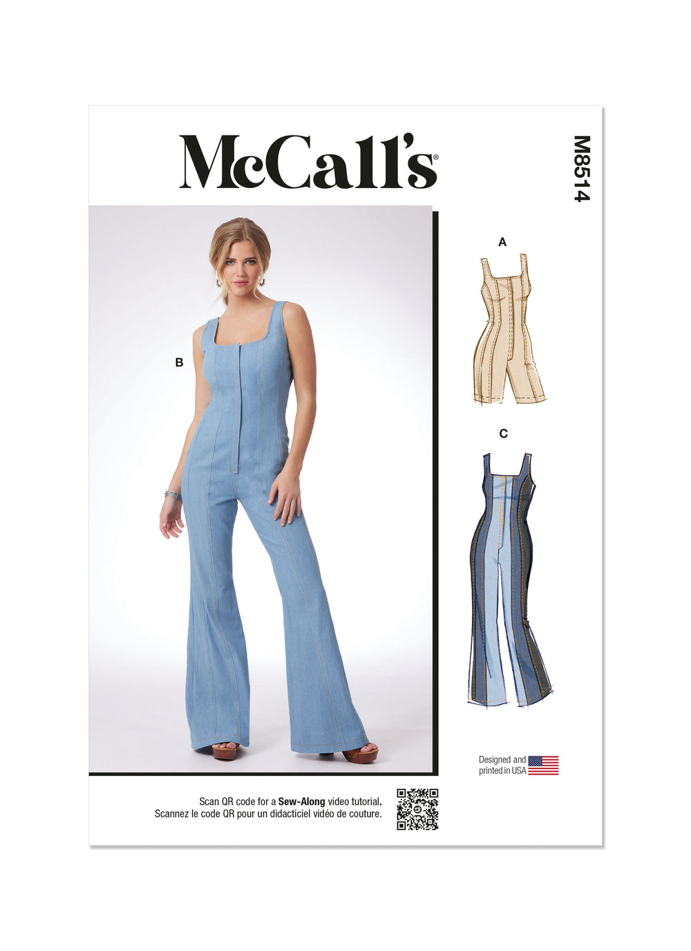 McCalls Romper & Jumpsuit M8514