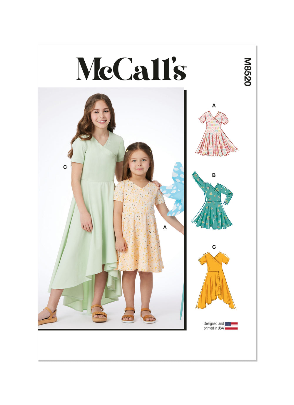 McCalls Child/Teen Dresses M8520