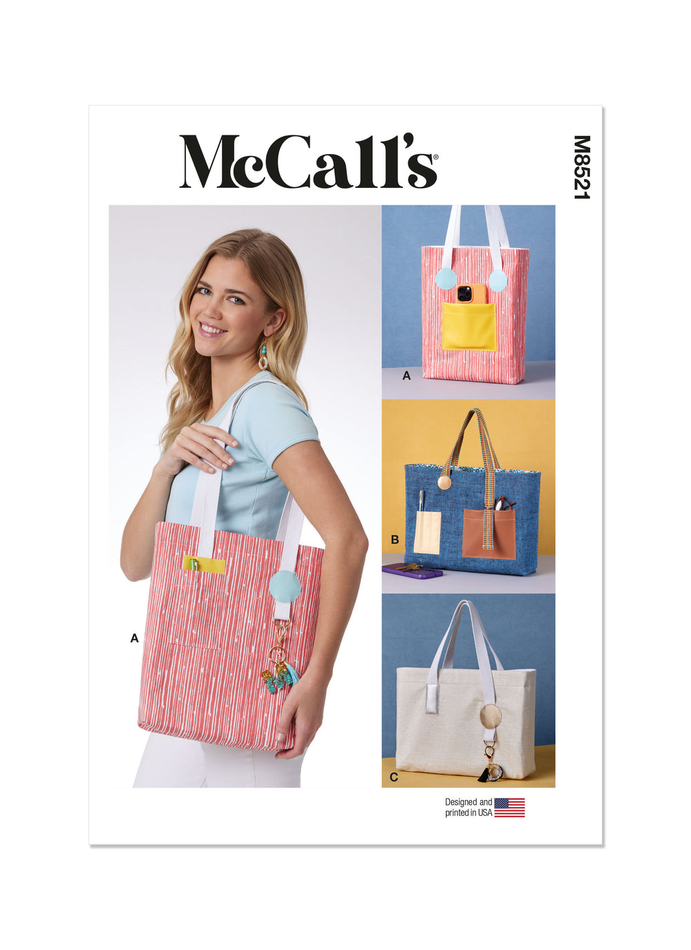 McCalls Tote Bags M8521