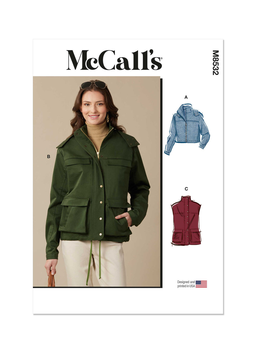 McCalls Jacket & Vest M8532