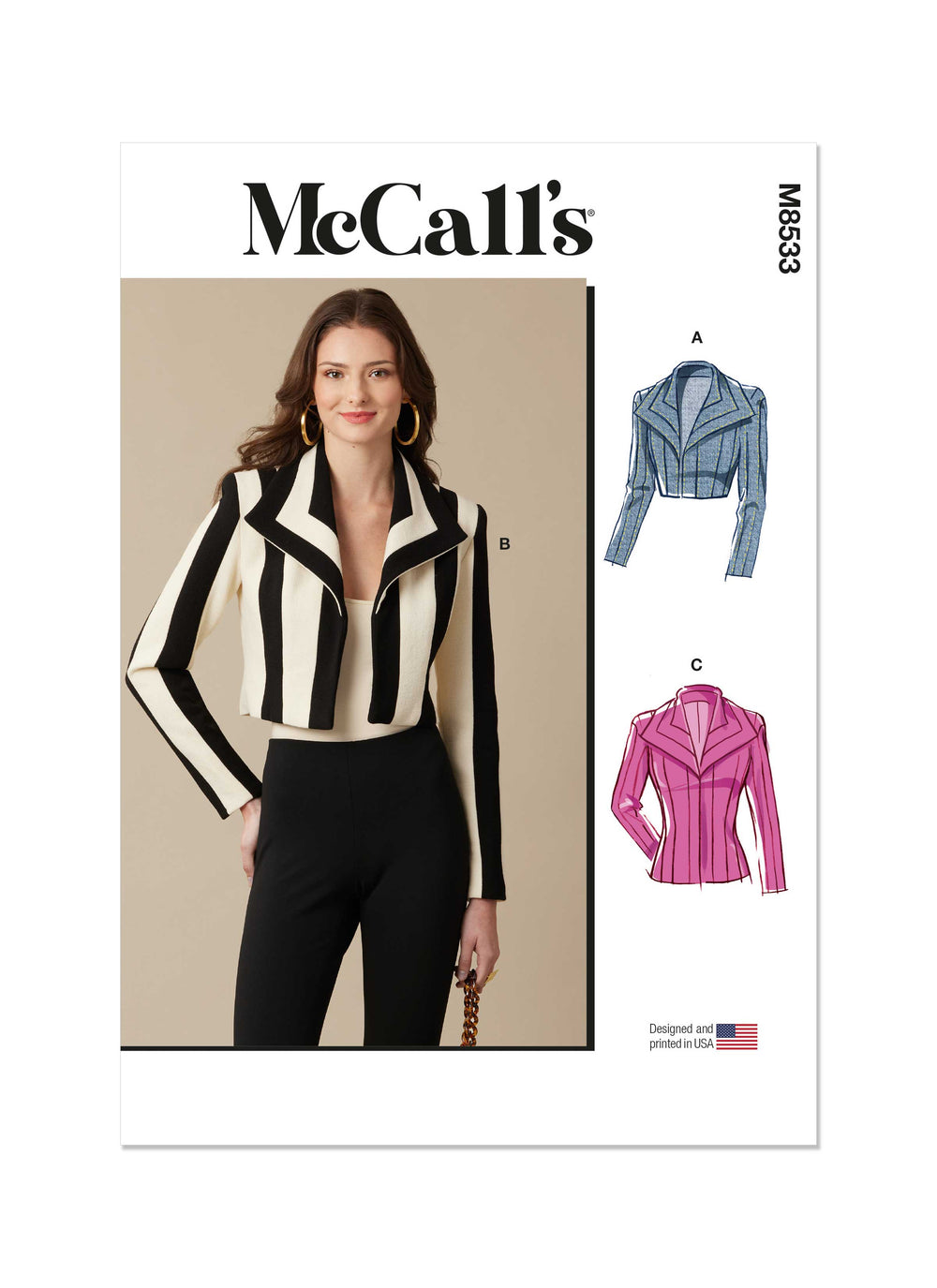 McCalls Boleros & Jacket M8533