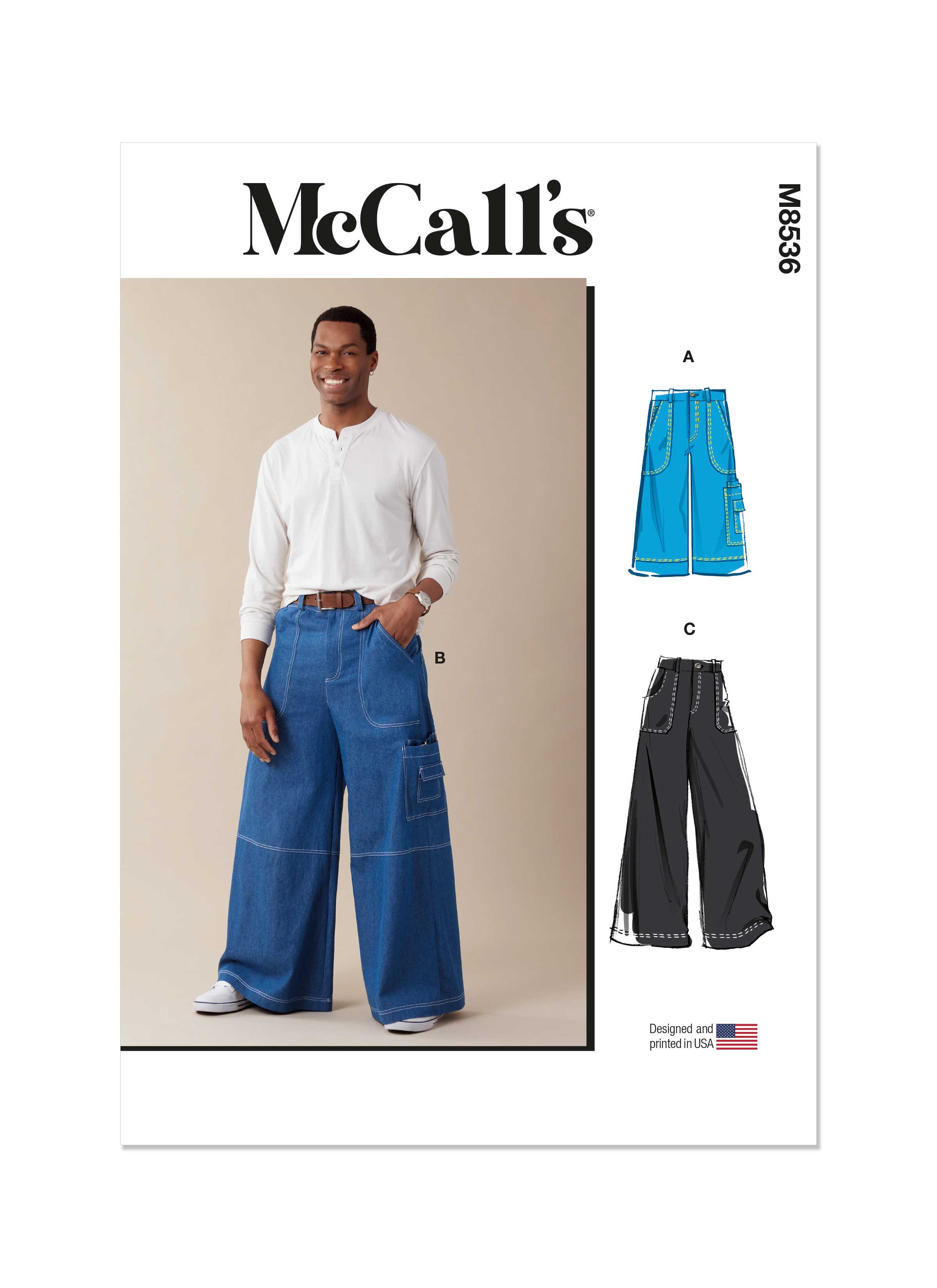 McCalls Men's Shorts & Trousers M8536