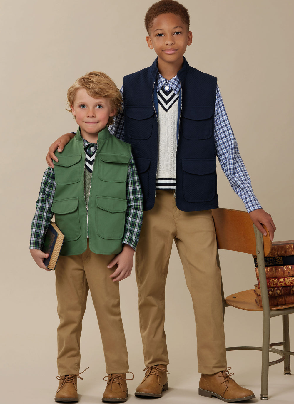 McCalls Boy/Teen Vest, Top & Shirt M8537