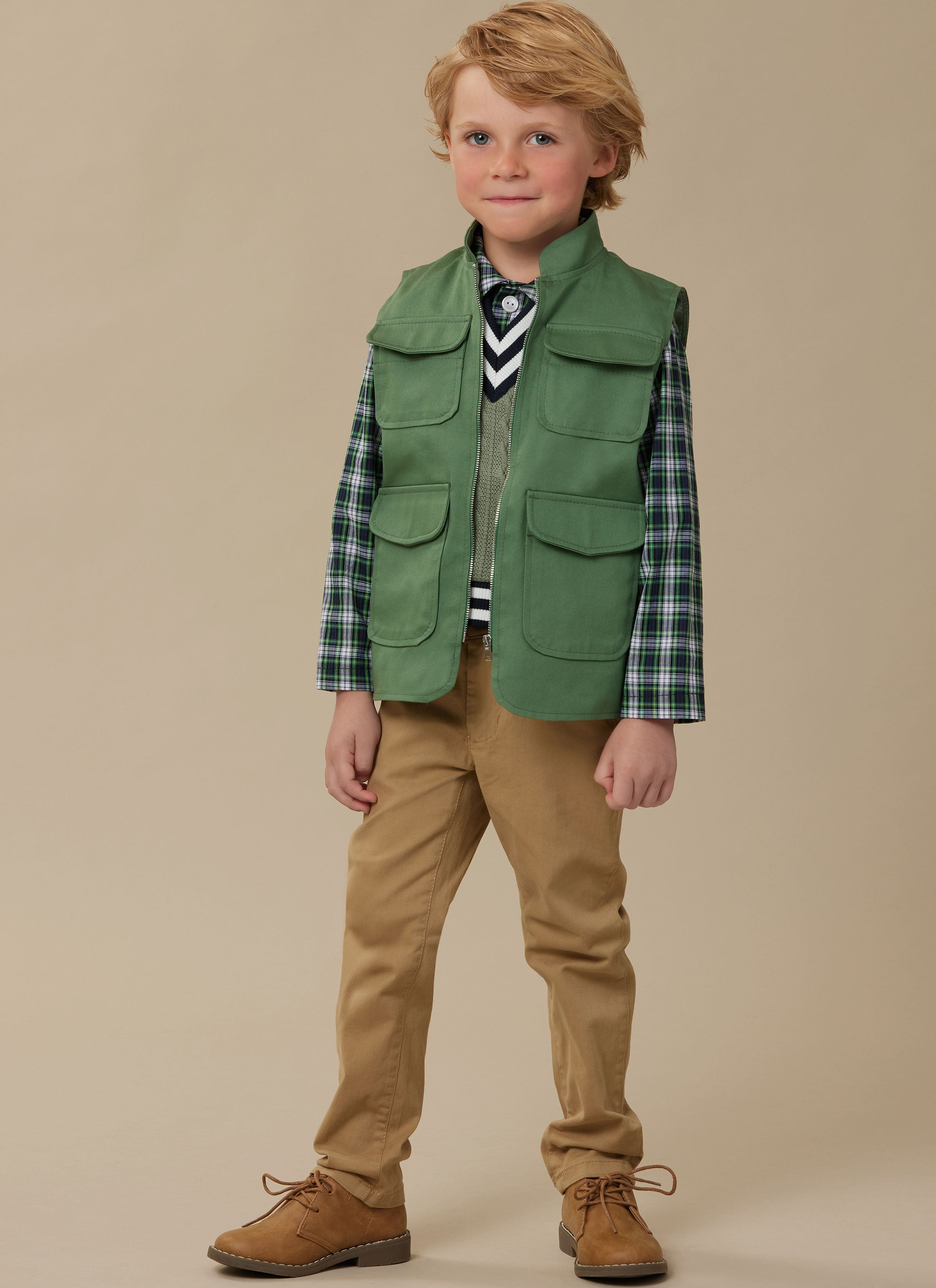 McCalls Boy/Teen Vest, Top & Shirt M8537