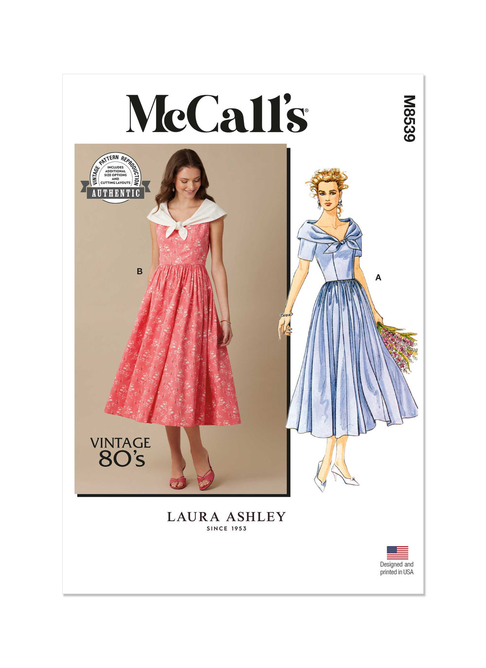 McCalls Vintage Dress M8539