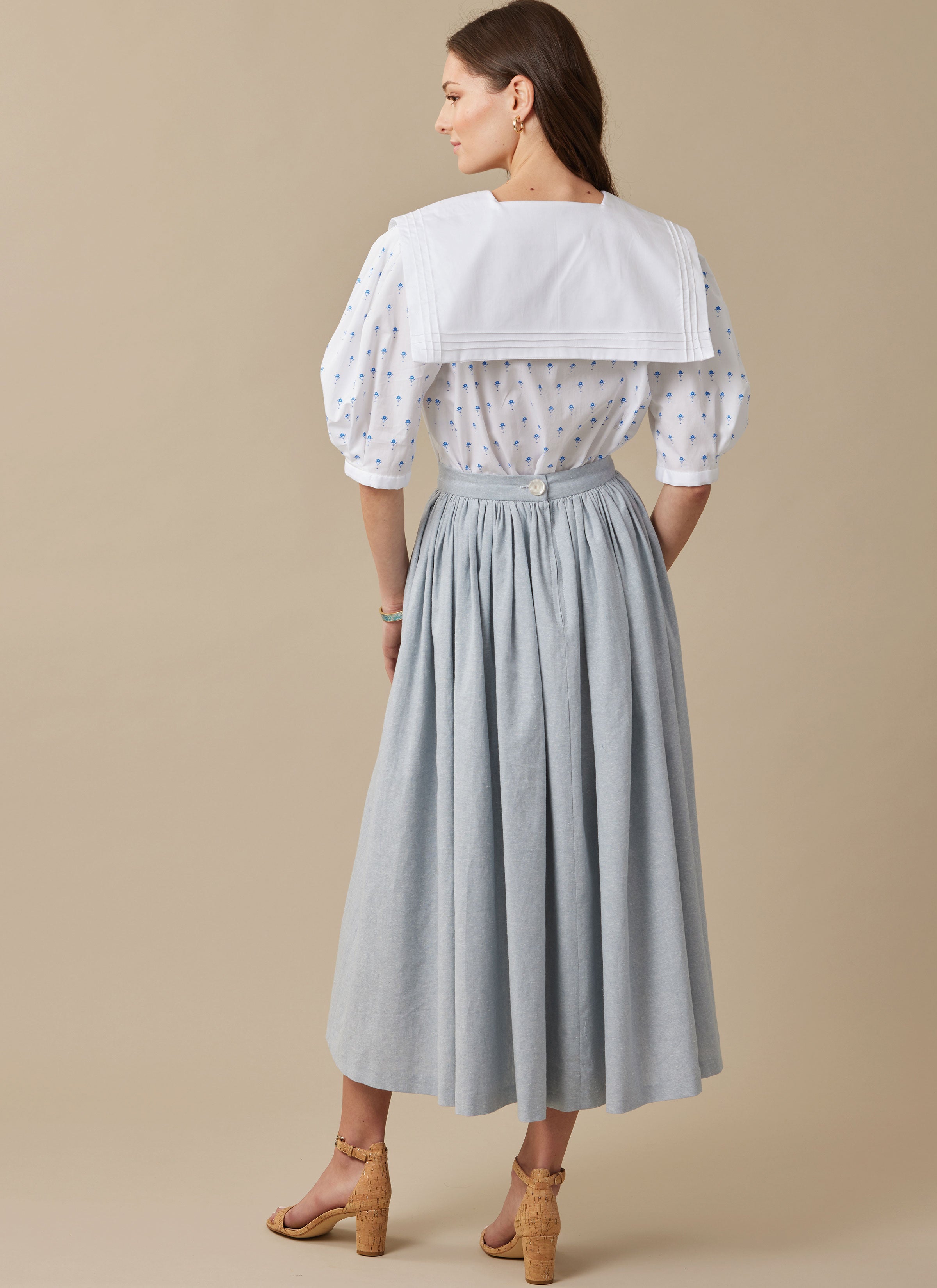 McCalls Vintage Top & Skirt M8540 – The Fold Line