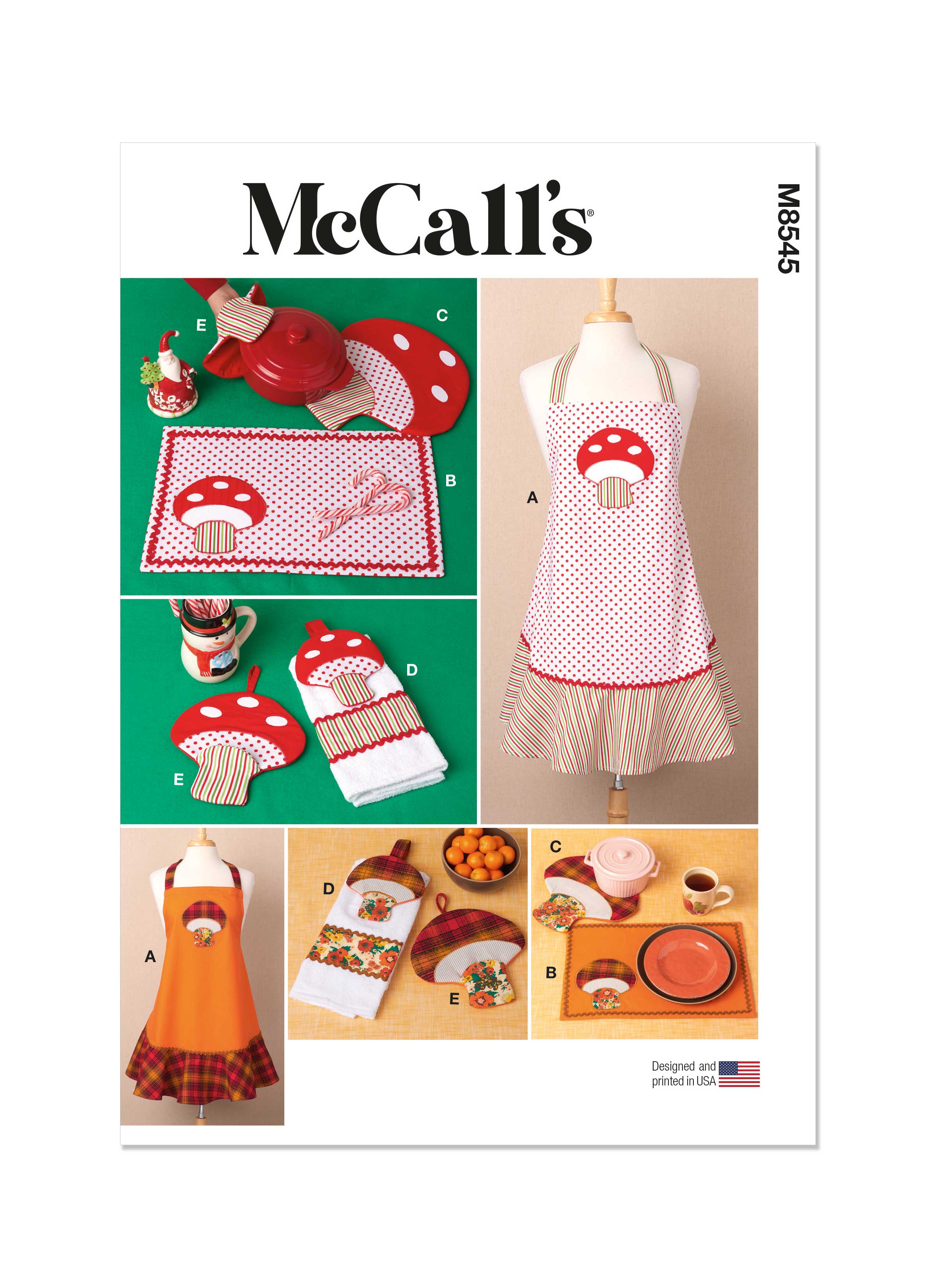 McCalls Apron & Kitchen Accessories M8545